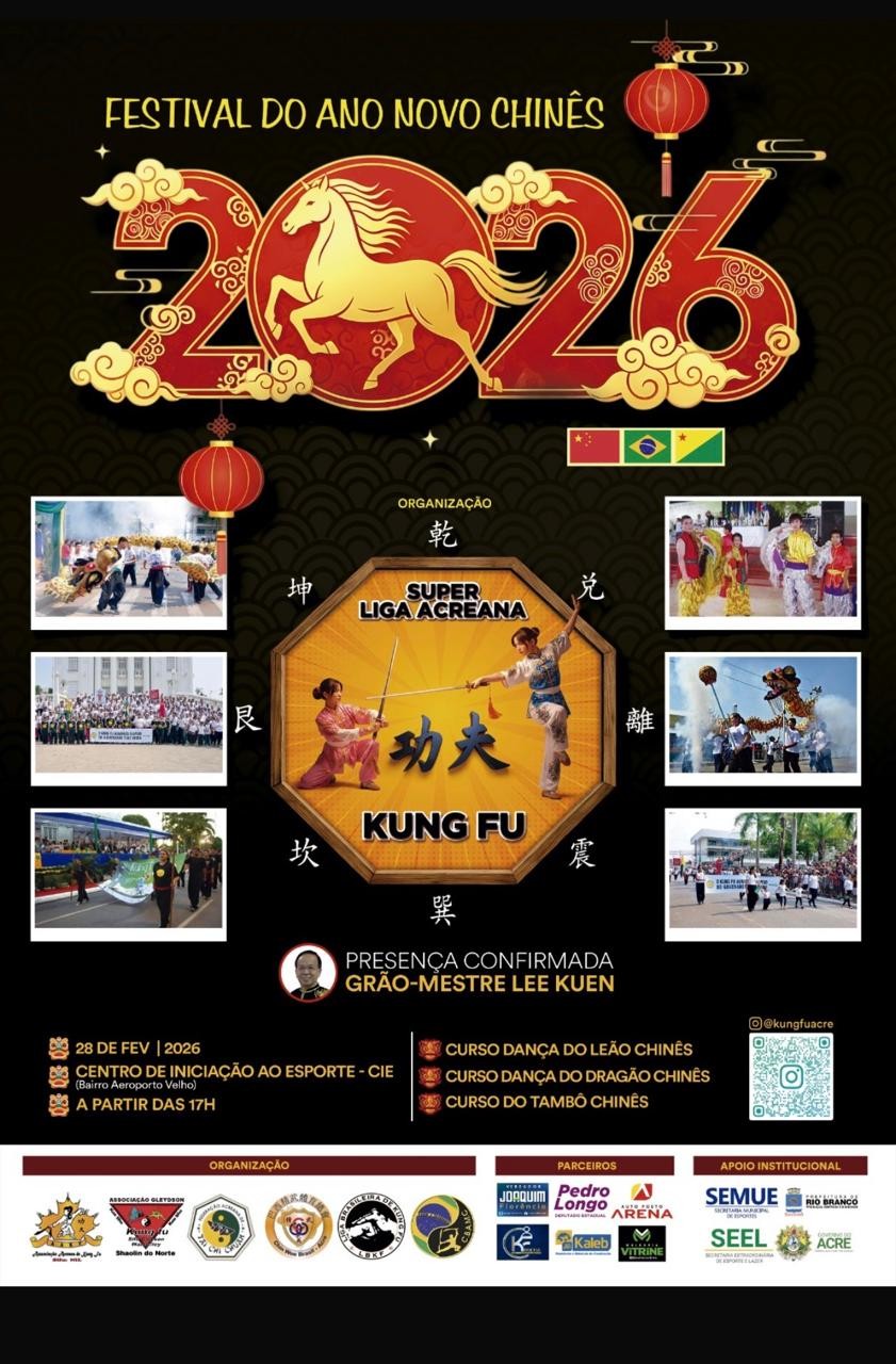 Acre recebe festival de dança em comemoração ao Ano Novo Chinês, neste sábado