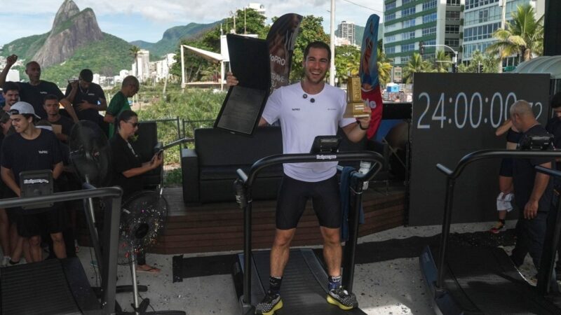 Da pandemia para o Guiness: brasileiro bate recorde mundial ao correr 188 km em esteira por 24 h