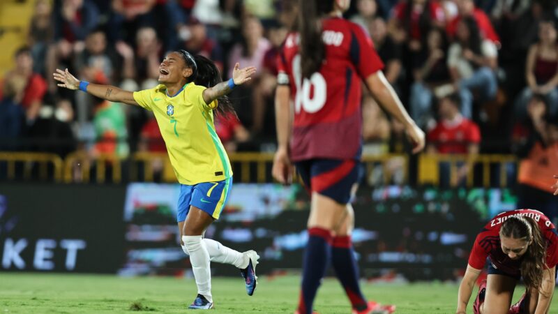 Tainá Maranhão celebra primeiro gol pela seleção feminina: “É a realização de um sonho”