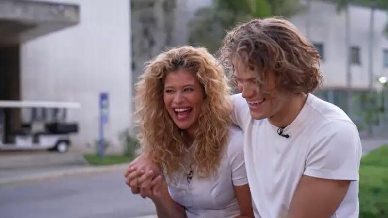 Lucas Pinheiro aprende forró e tem aulas de Brasil com namorada atriz de novela: “Nem me conheço mais”