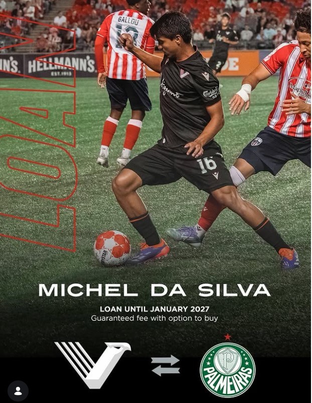 Palmeiras contrata meio-campista do Vancouver FC para o sub-20