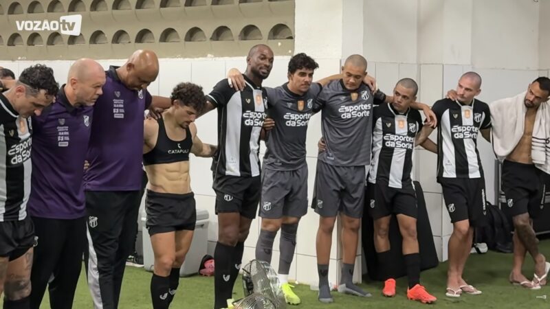 Bastidores: Vina e Matheusinho brincam com gol “roubado” em vitória contra Floresta
