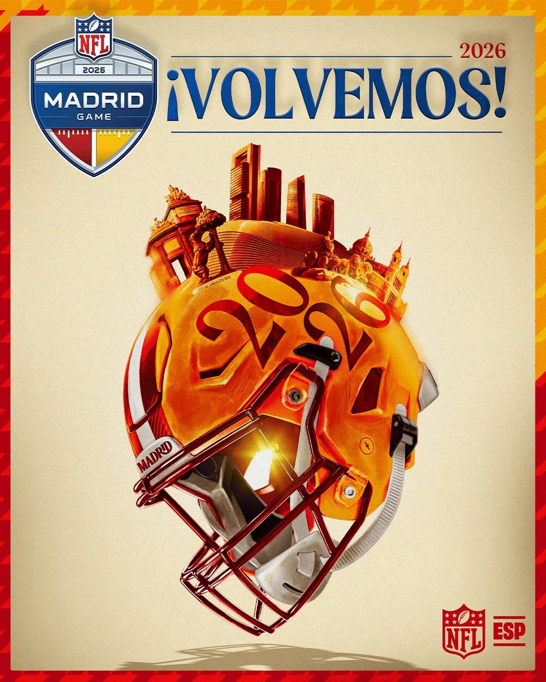 Com participação de Vini Jr., NFL anuncia que Bernabéu receberá jogo em 2026