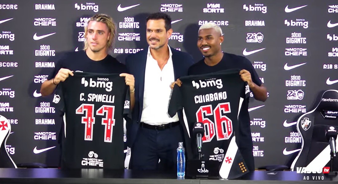 Cuiabano é apresentado pelo Vasco