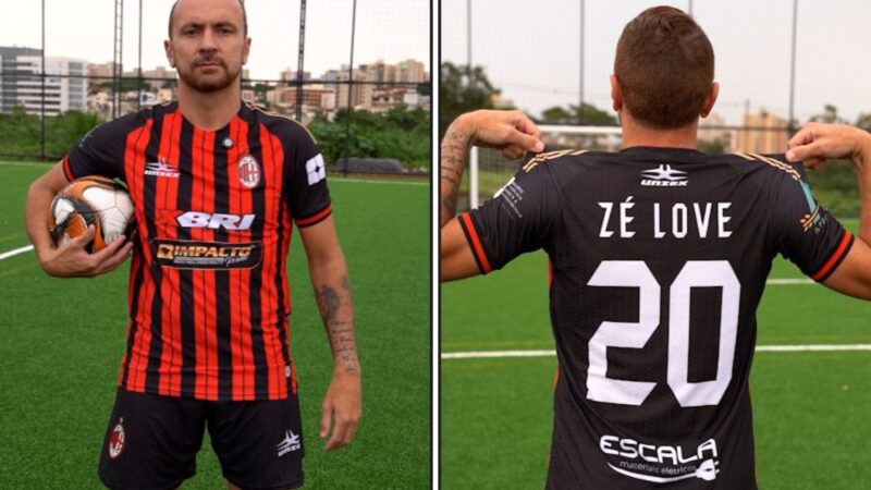 Zé Love no Milan? Ex-atacante fecha com xará de time italiano para torneio no interior de SP