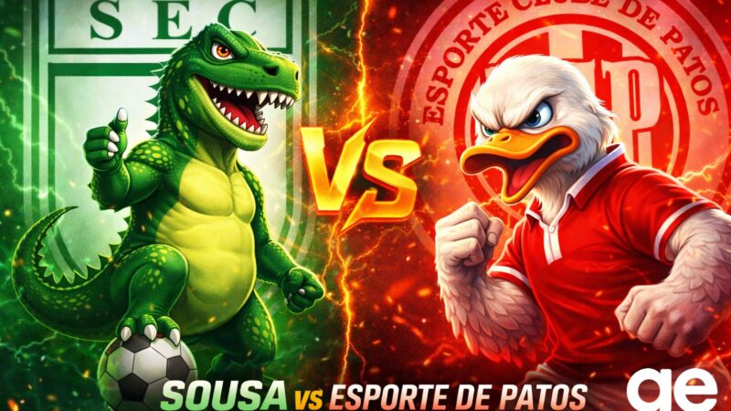 Sousa x Esporte de Patos: onde assistir, horário, prováveis escalações e arbitragem