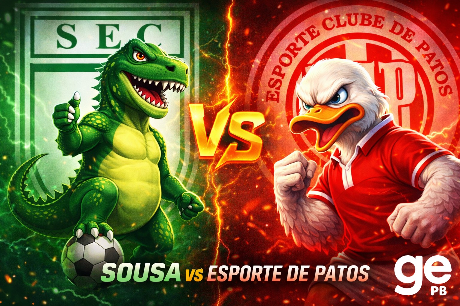 Sousa x Esporte de Patos: onde assistir, horário, prováveis escalações e arbitragem