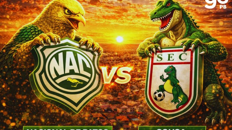 Nacional de Patos x Sousa: onde assistir, horários, prováveis escalações e arbitragem