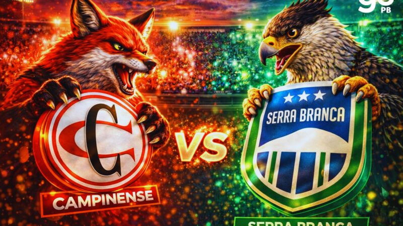 Serra Branca defende tabu contra o Campinense em duelo direto pela liderança do Paraibano