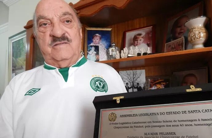 Morre um dos fundadores da Chapecoense, aos 89 anos