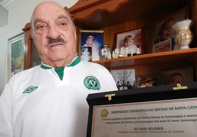 Morre um dos fundadores da Chapecoense, aos 89 anos