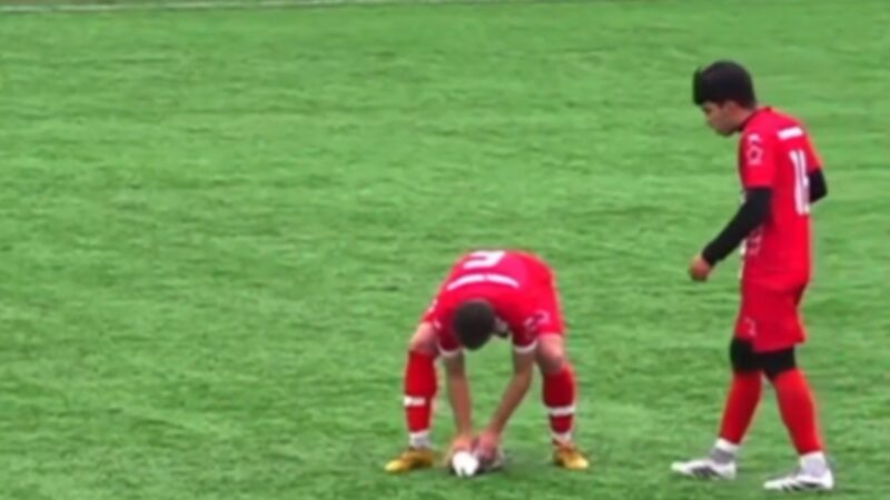 É #FATO: Gaivota é atingida por bolada durante jogo de futebol na Turquia e reanimada por capitão de time; assista