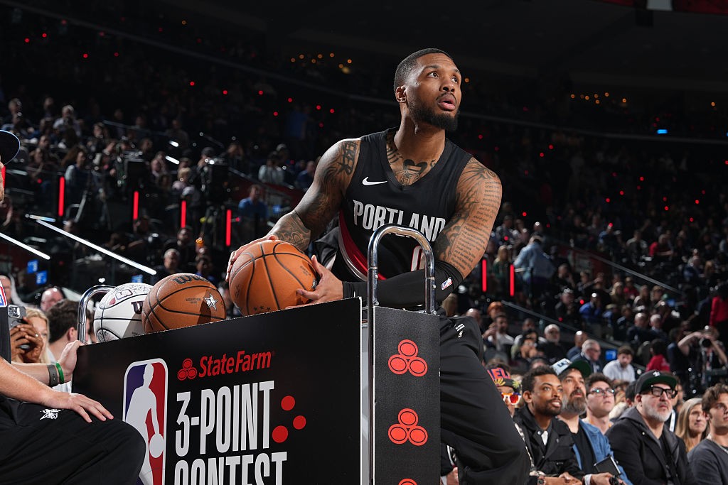 NBA: Damian Lillard vence o torneio de 3 pontos pela 3ª vez e se iguala a Larry Bird e Craig Hodges