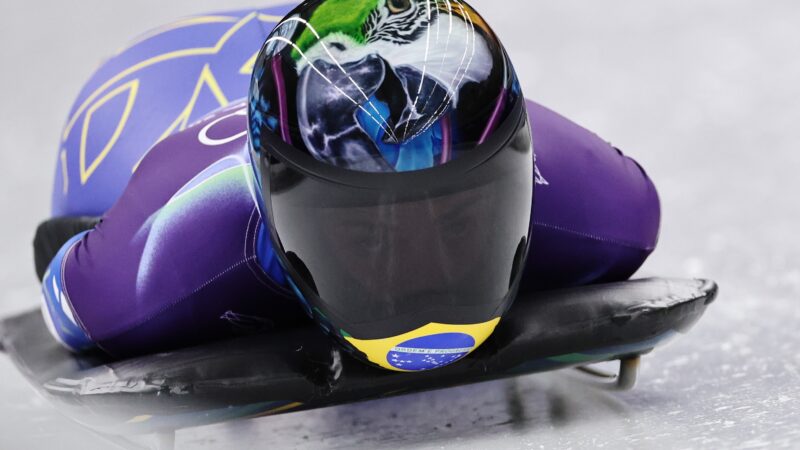 Nicole Silveira fica em 13º lugar na primeira descida do skeleton nos Jogos de Inverno