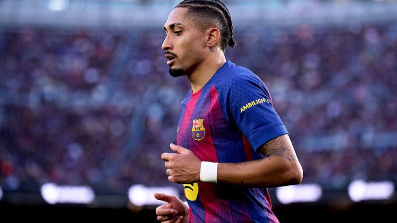 Raphinha admite abalo com lesões no Barcelona: “São complicadas mentalmente”