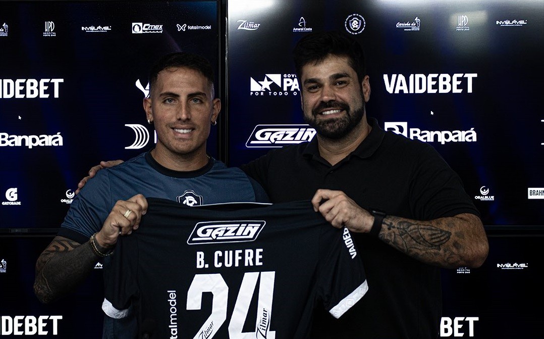 Cufré promete entrega no Remo e destaca “futebol competitivo no Brasil” em apresentação