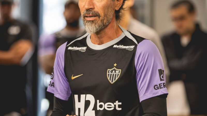 Eduardo Domínguez comanda primeiro treino pelo Atlético-MG; veja fotos