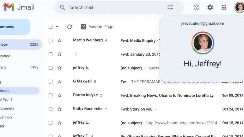 Jmail: americanos criam site que reproduz e-mail com acesso a arquivos de escândalo sexual de Jeffrey Epstein