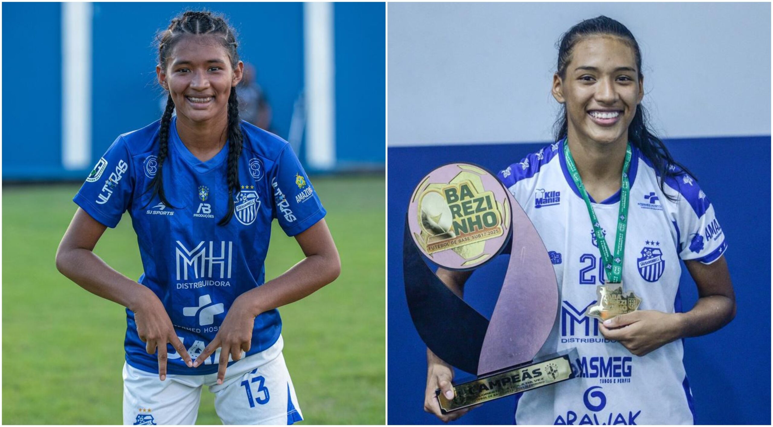 Destaques do São Raimundo-AM, irmãs Pamela e Priscila Furiel são negociadas com o Grêmio