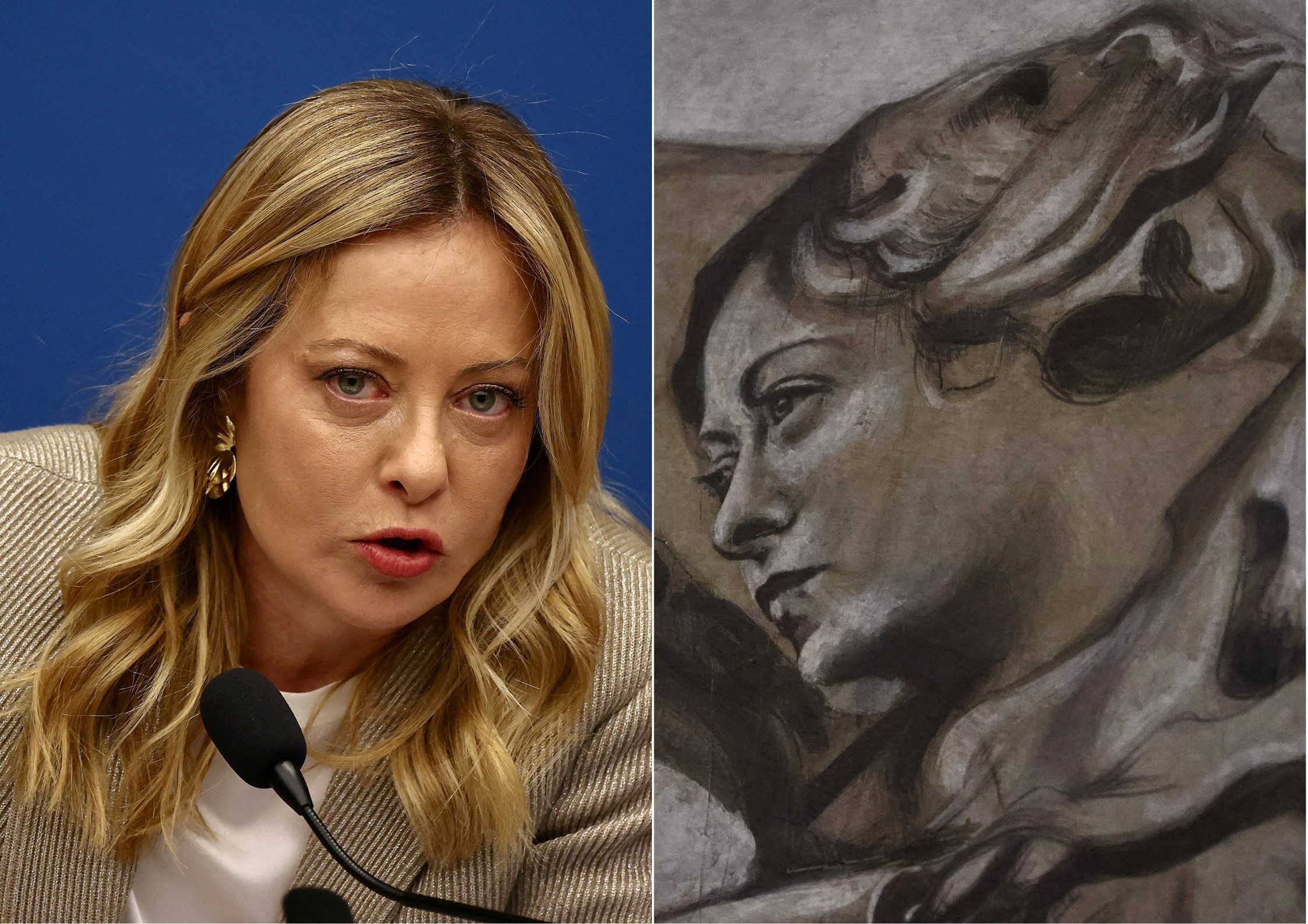 Itália investiga pintura de anjo em igreja comparada à primeira-ministra Giorgia Meloni
