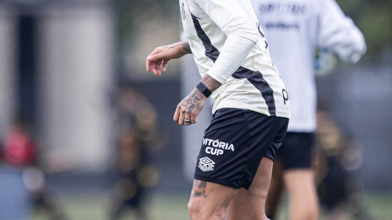 Escalação do Santos: Neymar treina com o elenco, mas fica fora do clássico contra o São Paulo