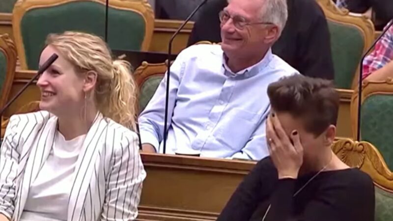 É #FAKE que parlamentares da Dinamarca tiveram crise de riso por causa de campanha de Trump pelo Prêmio Nobel da Paz