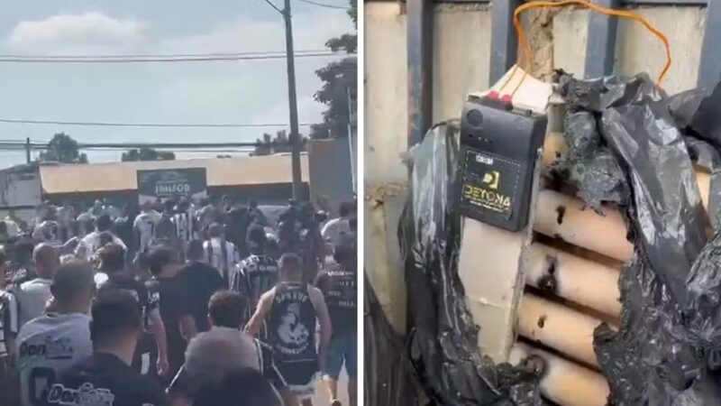 Explosão, pedradas e feridos: clima hostil marca pré-jogo em clássico na terceira divisão de SP