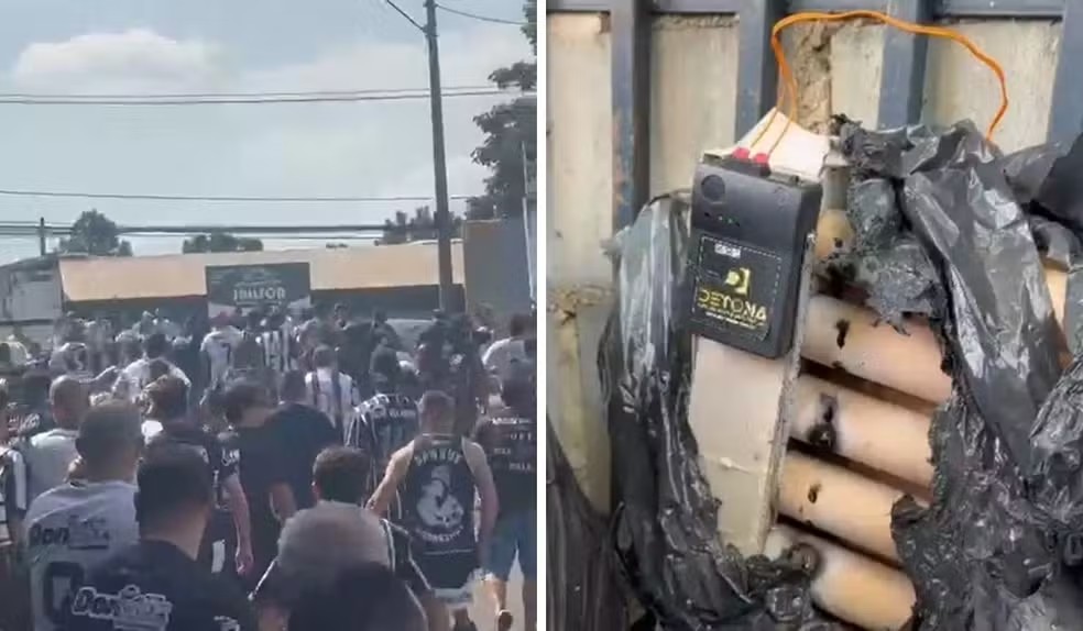 Explosão, pedradas e feridos: clima hostil marca pré-jogo em clássico na terceira divisão de SP