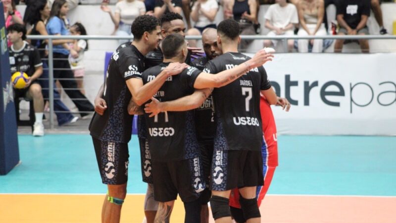 Mogi Vôlei vira sobre o Sesc-MS e sobe na tabela da Superliga B