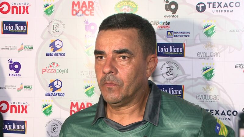 Em estreia pelo Altos, Evandro Guimarães cita falta de eficiência e avalia: “Nada justo”