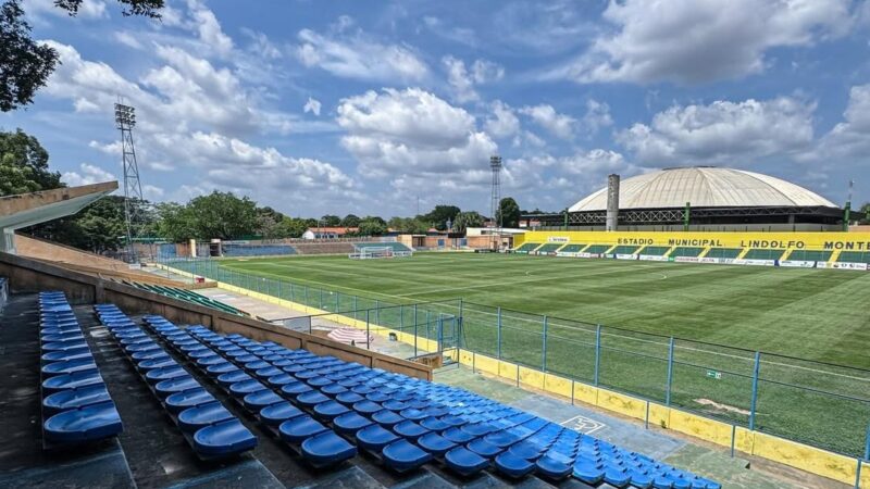 Lindolfo Monteiro fica fechado para jogos após novo gramado necessitar de manutenção