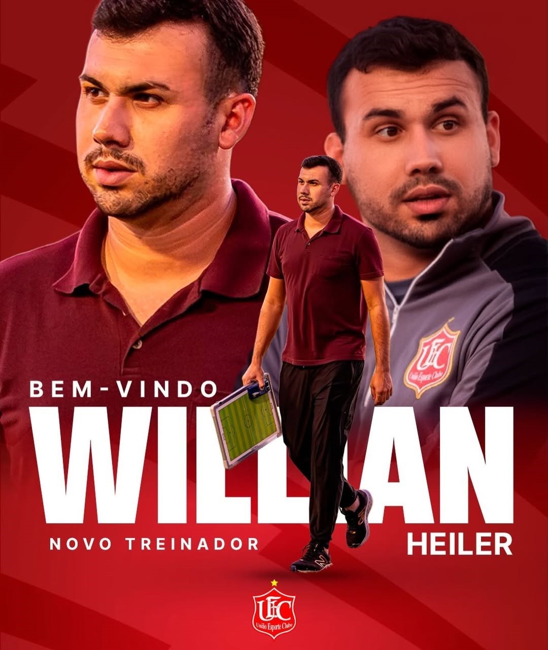 União contrata técnico de 26 anos para disputa da Série D do Brasileiro