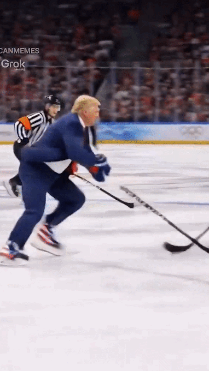 Trump provoca Canadá com vídeo de IA após vitória dos EUA sobre o país em final de hóquei