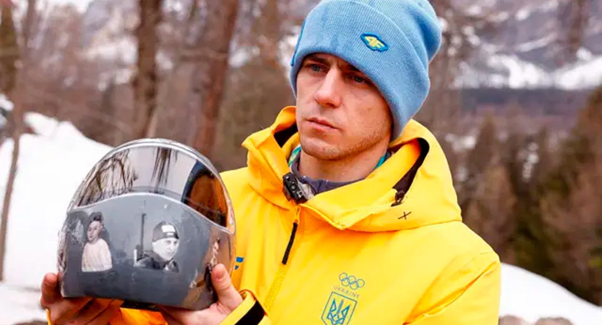 O ucraniano banido da Olimpíada de Inverno por usar capacete que homenageava atletas mortos na invasão russa