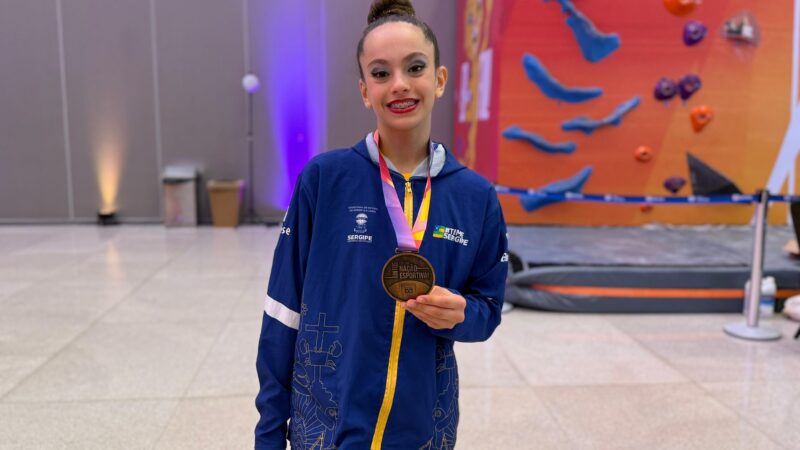 Ginasta sergipana é convocada para Seleção Brasileira Juvenil de Ginástica Rítmica