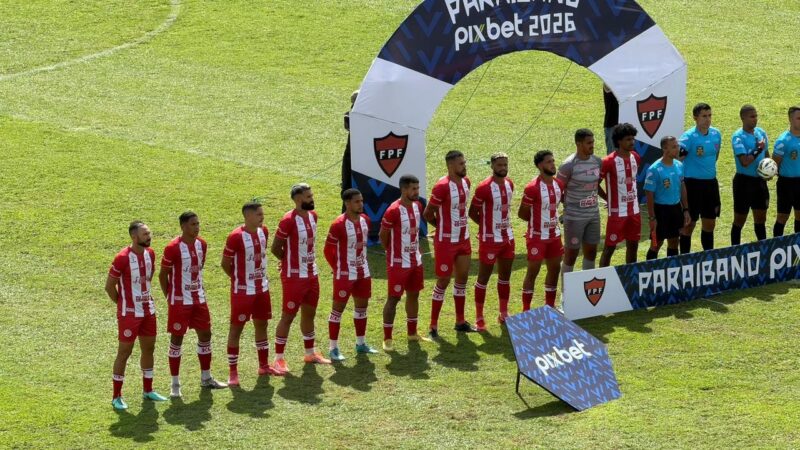 Diante do Treze, Esporte de Patos tenta encostar no G-4 para se distanciar do risco de voltar ao Z-2