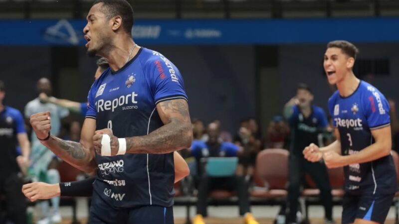 Sabino flerta com recorde de pontos da Superliga e Suzano vence o Sesi-Bauru no tie-break