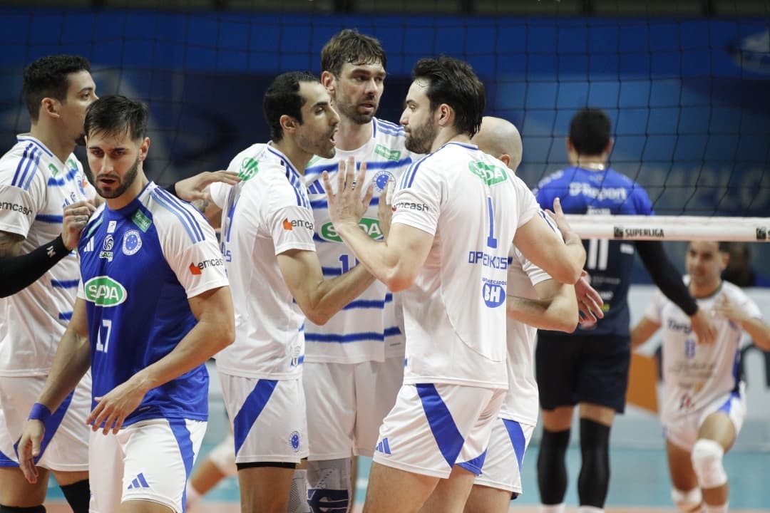 Cruzeiro bate Suzano fora de casa pela Superliga Masculina