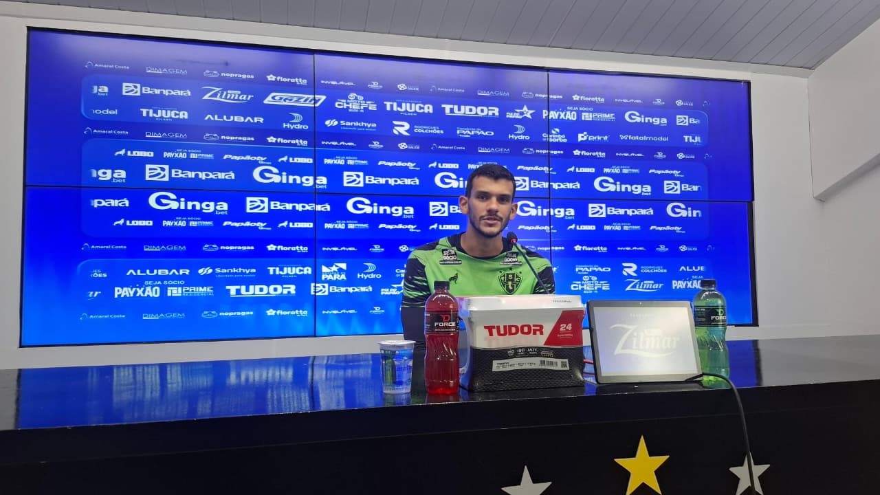 Titular do Paysandu, Gabriel Mesquita destaca desgaste recente e mira classificação