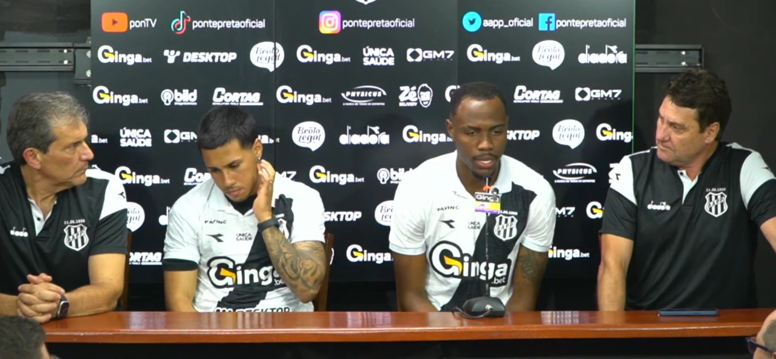 Uruguaio e colombiano da Ponte se inspiram em jogadores brasileiros: “Aqui o jogo é mais técnico”