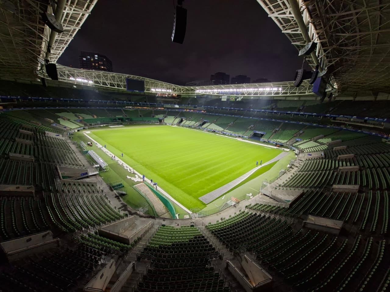 Allianz Parque avança em troca do gramado e tenta ficar pronto para eventual final do Palmeiras