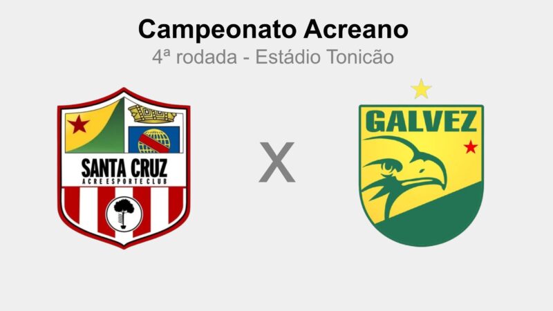 Santa Cruz-AC x Galvez: escalações prováveis, desfalques, arbitragem e onde acompanhar