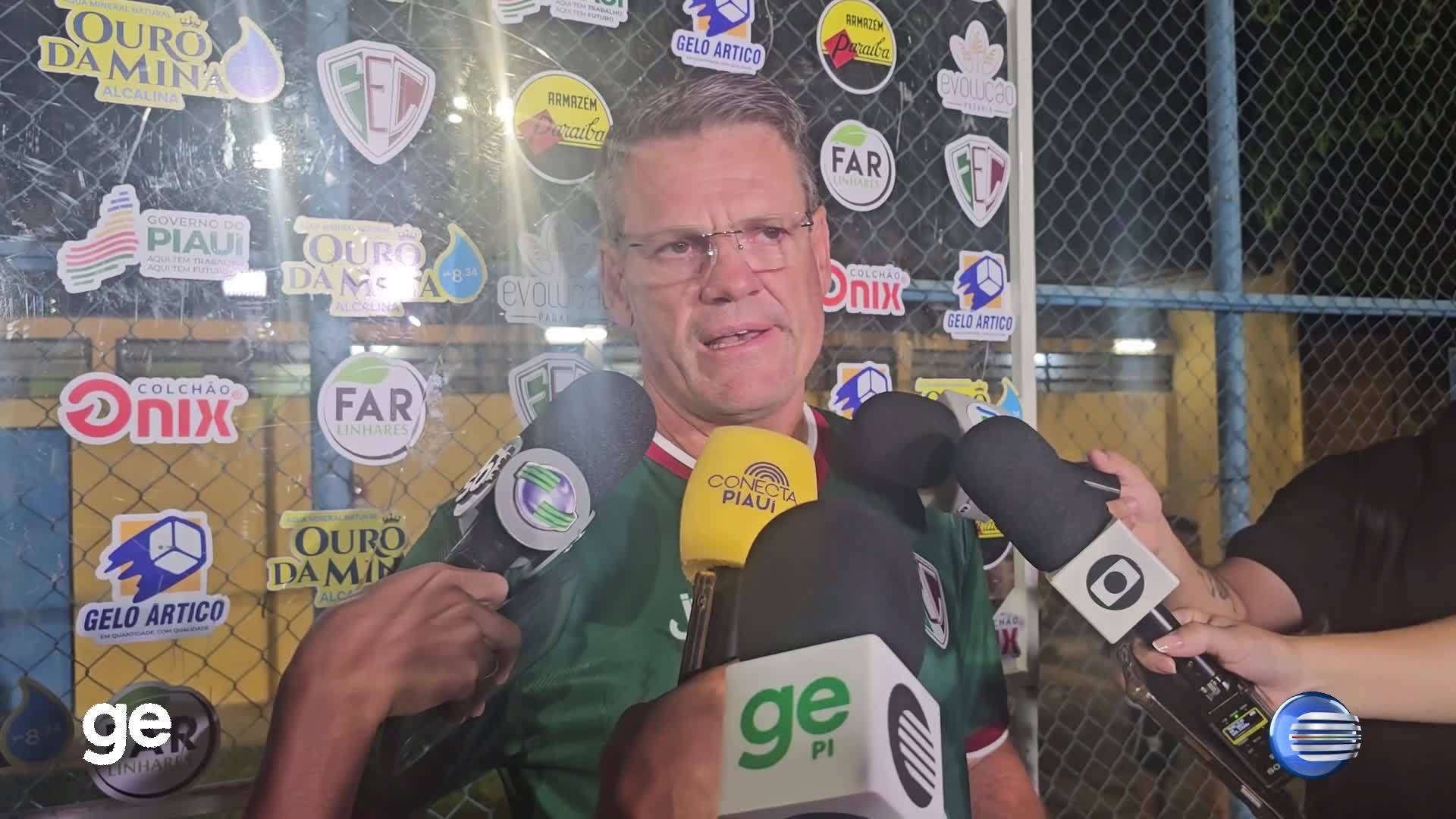Fluminense-PI 1 x 1 Juazeirense: veja entrevistas após estreia das equipes na Copa do Nordeste 2026