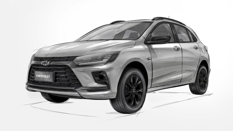 Chevrolet Onix Activ volta em 2026 como versão aventureira do hatch