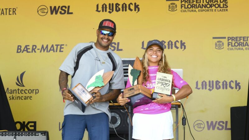 Tainá Hinckel e Weslley Dantas são campeões do Sul-Americano 2025/2026