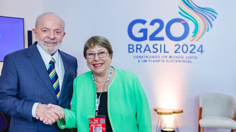 Brasil continuará a apoiar a candidatura de Bachelet ao cargo de secretária-geral da ONU, diz Lula