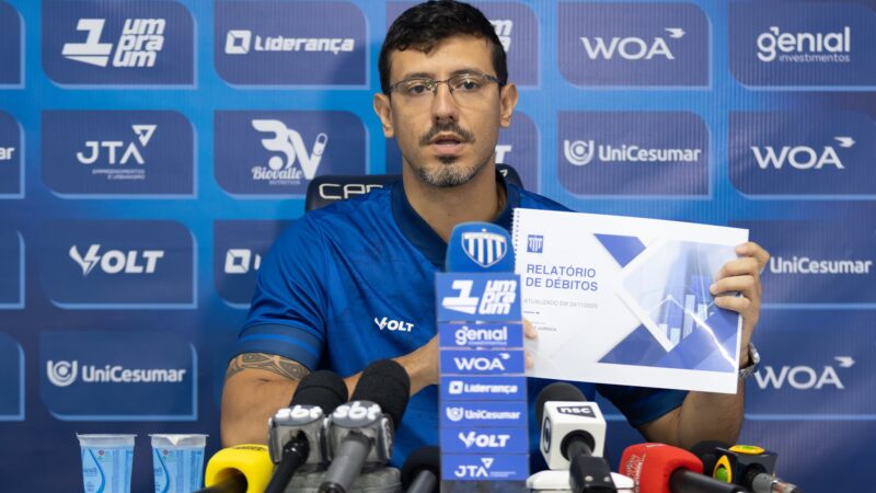 Presidente do Avaí revela dificuldades financeiras para a sequência da temporada