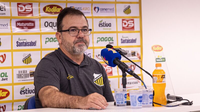 Enderson lamenta eliminação do Novorizontino na Copa do Brasil: “Não viemos para empatar”