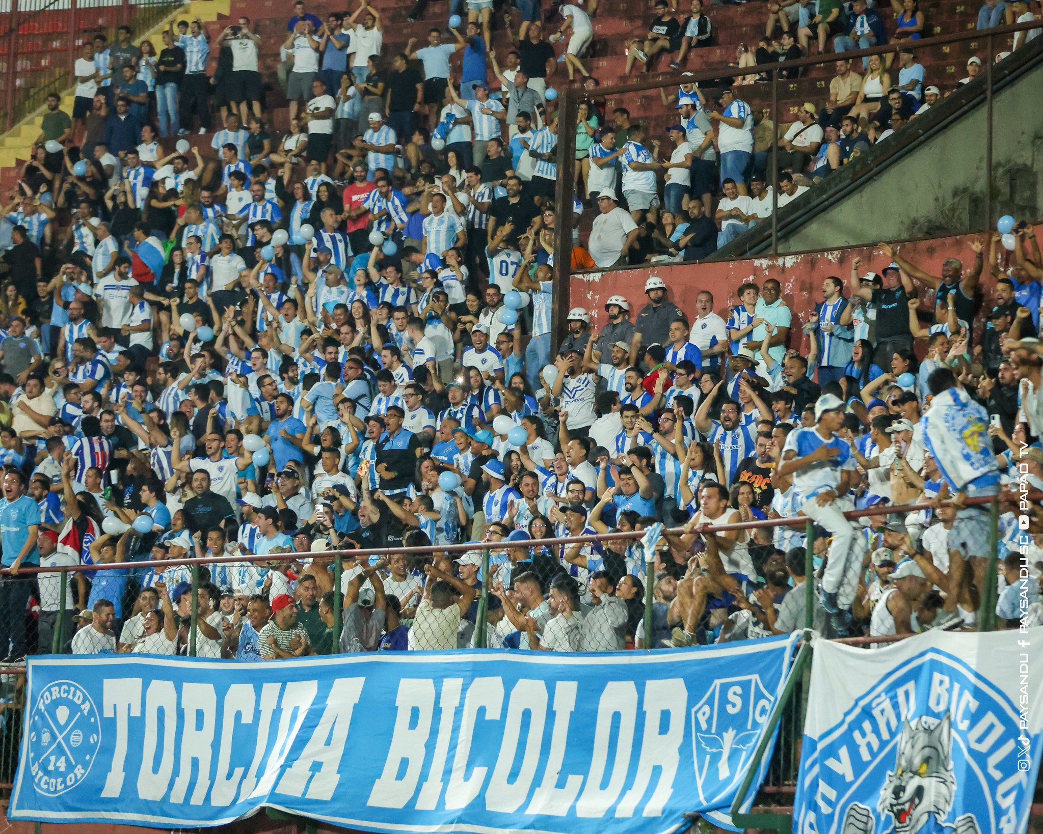 Mais de 1000 torcedores do Paysandu acompanharam a classificação bicolor no Canindé