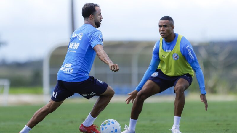 Escalação do Bahia contra o Remo: veja time provável, dúvidas e desfalques após o último treino